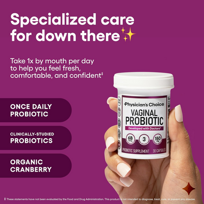 Women’s Health Vaginal Probiotics – Daily Feminine Wellness Support