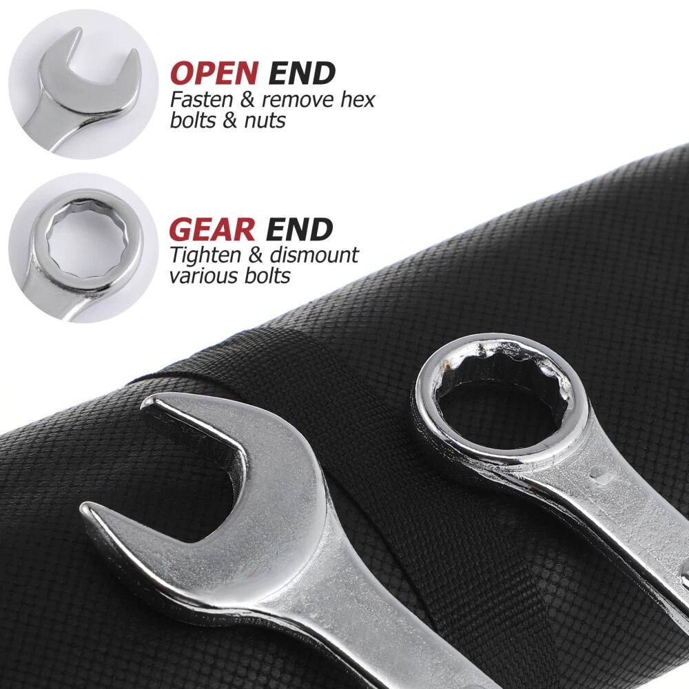 14-Piece Metric Combination Wrench Set – 8–24mm Chrome Vanadium Steel