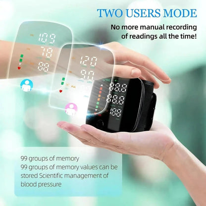 Wrist Blood Pressure Monitor – Accurate, Easy-to-Use