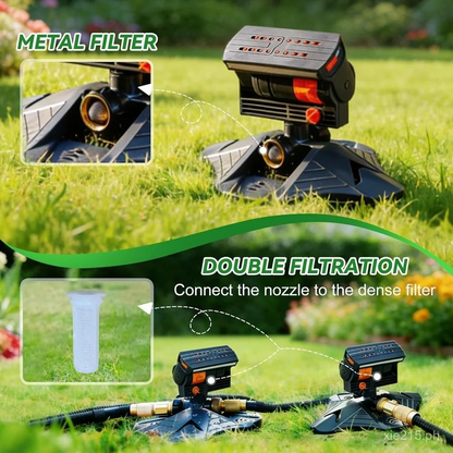 Oscillating Garden Lawn Sprinkler – Adjustable Yard Watering System for Lawns