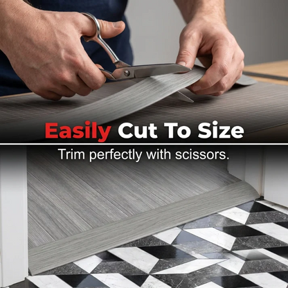 Self-Adhesive Floor Transition Strip – Waterproof Divider for Laminate, Vinyl & Wood Flooring