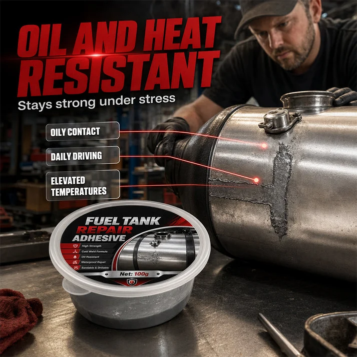 Fuel Tank Repair Adhesive – Oil & Fuel Resistant Leak Sealing Compound