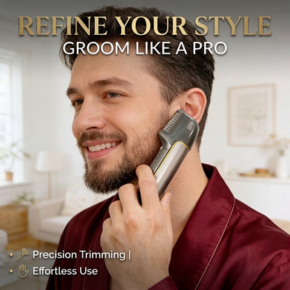 Men's USB Rechargeable Body Trimmer – Face, Body & Groin Grooming Shaver